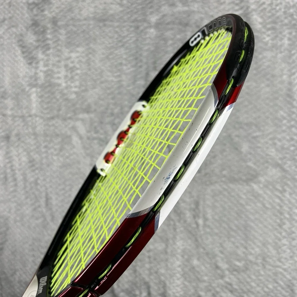 Wilson nCode n5 Force Tennis Racquet 4 1/2 Grip Adult Racket Strung Red Black